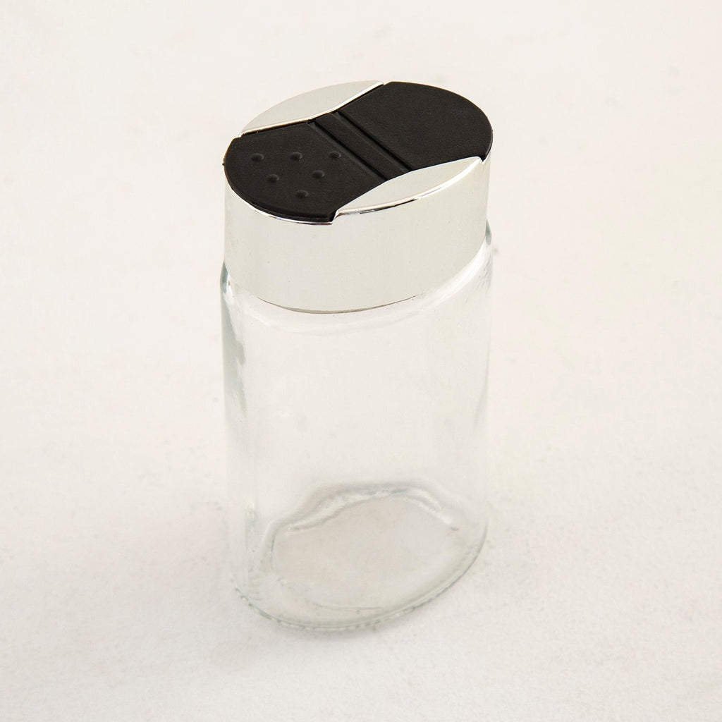 Spice Jar Rack Set with Glass Containers – Rotating Kitchen Spice Organizer