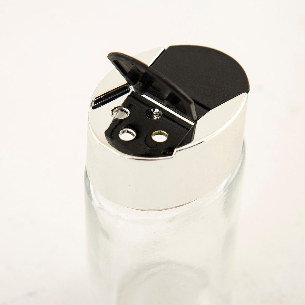 Spice Jar Rack Set with Glass Containers – Rotating Kitchen Spice Organizer