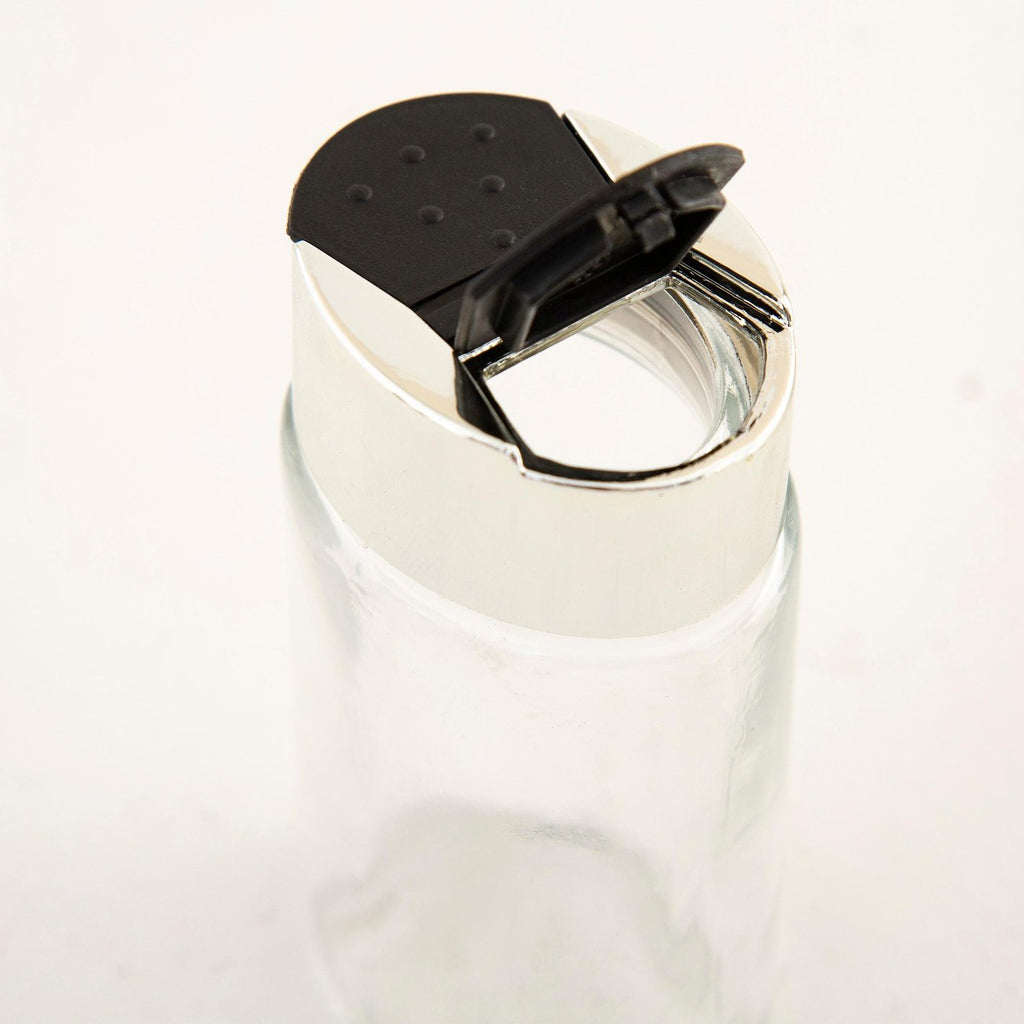 Spice Jar Rack Set with Glass Containers – Rotating Kitchen Spice Organizer