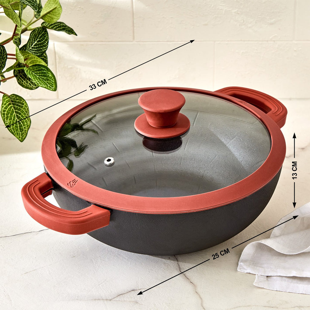 Cast Iron Dutch Oven Casserole Set with Lids – Heavy Duty Enameled Cookware