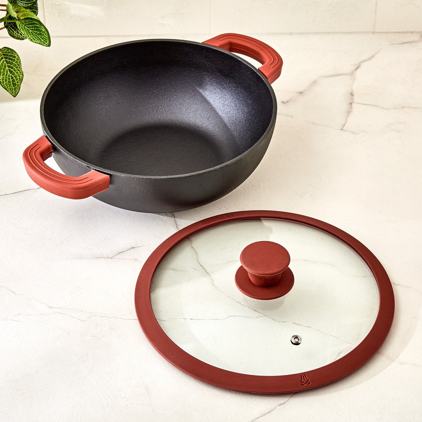 Cast Iron Dutch Oven Casserole Set with Lids – Heavy Duty Enameled Cookware