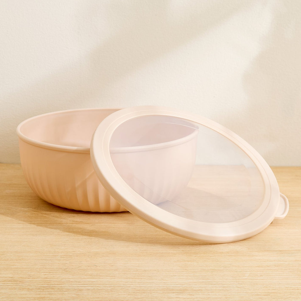 Airtight Food Storage Container Set with Lids – Stackable Kitchen Storage Bowls