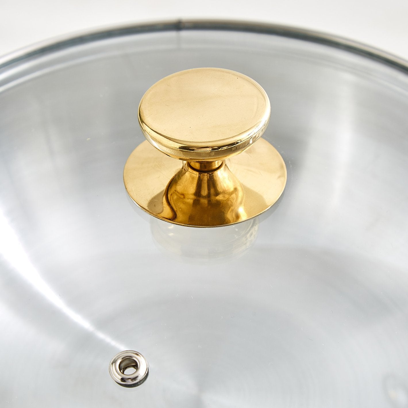 Stainless Steel Cookware Set with Gold Handles – Premium Kitchen Pots & Pan Set