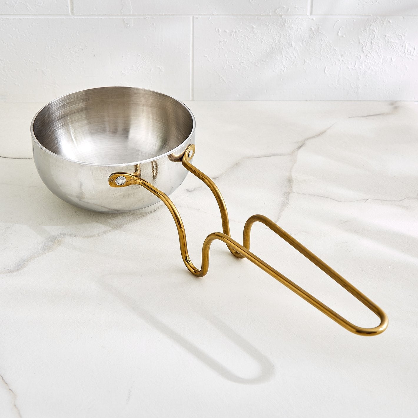 Stainless Steel Cookware Set with Gold Handles – Premium Kitchen Pots & Pan Set